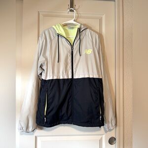 Men’s Size Small New Balance Lime Green Fleece Jacket